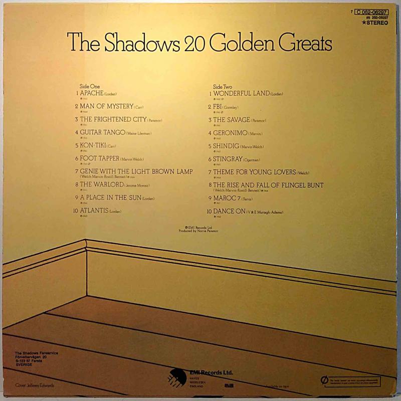 shadows-20-golden-greats-kansi-vg-levy-ex-kaytetty-lp