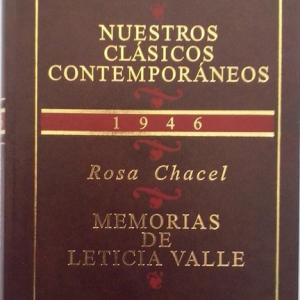 (Español) ROSA CHACEL, MEMORIAS DE LETICIA VALLE