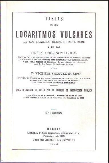 LOGARITMOS VULGARES