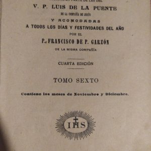 (Español) MEDITACIONES ESPIRITUALES, V.P. LUIS DE LA FUENTE